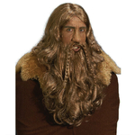 perruque de viking rousse
