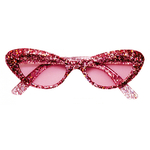 LUNETTES FASHION PAILLETTES ROUGES 1