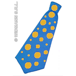 cravate geante pois bleue