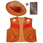 42892 set cowboy enfant marron 1