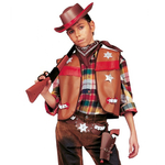 42892 set cowboy enfant marron 3