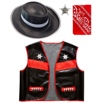 42891 set cowboy enfant noir