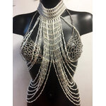 collier lido perles blanches irisees