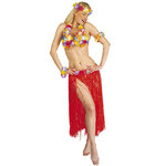 set hawaien rouge 6 pieces 1
