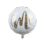 BALLON MYLAR BLANC MR