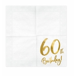 serviettes papier 60 ans or 2