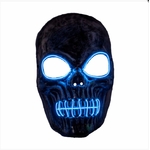 masque squelette leds bleues