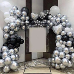 decoration ballons chrome
