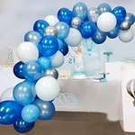 decoration ballons bleu royal