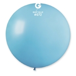 ballon latex 80 cm bleu bebe gemar