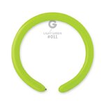 50 ballons a sculpter 5 cm gemar  vert anis