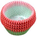 100 CAISSETTES CUP CAKE HIBOU ROUGE 1