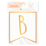 GUIRLANDE BABY SHOWER BLANCHE ET OR 3