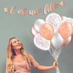 guirlande rose gold c est une fille 1