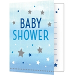 8 invitations baby shower etoile bleue 1 (1)