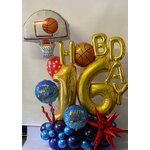 bouquet ballons chiffre or 66 cm 16