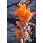 costume show girl las vegas orange 1