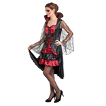 robe-vampire-femme rouge et noire 1