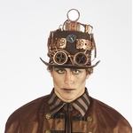 chapeau steampunk lampe