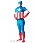 DEGUISEMENT SECONDE PEAU CAPTAIN AMERICA MARVEL