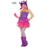 DEGUISEMENT MONSTRE VIOLET FEMME