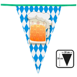 guirlande fanions oktoberfest chope de biere 6m