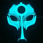 masque electro led loup