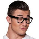4 PAIRES LUNETTES NOIRES NERD