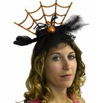 SERRE TETE HALLOWEEN ARAIGNEE ORANGE ET NOIR 1