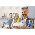 BOUGIE ANNIVERSAIRE CHIFFRE OR 2