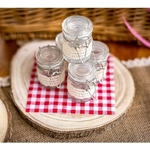confiturier a dragee 6 cm transparent pour dragees 1