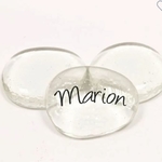 6 GALETS TRANSPARENTS MARQUE PLACE 1