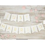 GUIRLANDE FANION JUST MARRIED 2