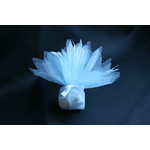 10 ronds cristal bleu ciel dragees