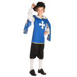 DEGUISEMENT ENFANT MOUSQUETAIRE BLEU 1