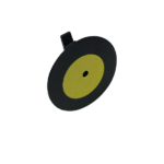 porte-nom-disque-bois-jaune (1)