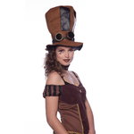 CHAUT HAUT DE FORME STEAMPUNK AVEC LUNETTES