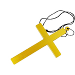 croix en plastique or 1