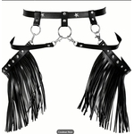 ceinture western franges noires