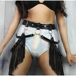 ceinture western franges noires 1