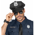 CASQUETTE POLICIER NOIRE REGLABLE 2