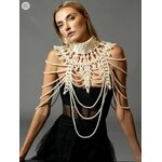 COLLIER PERLES BLANCHES A1
