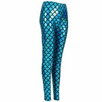 legging ecaille bleu