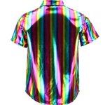 CHEMISE MANCHES COURTES METALLISEE RAINBOW 1