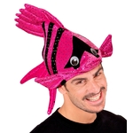 chapeau poisson rose 2