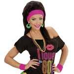 set bandeau poignees fluo rose 3