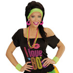 set bandeau et poignees vert fluo annee 80 3