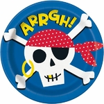 8 ASSIETTES 22 CM PIRATE