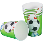 10 GOBELETS CARTON FOOTBALL