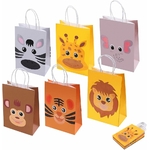 6 sachets surprises kraft savane jungle 2